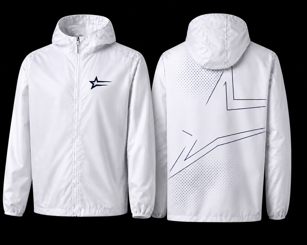 Trackstar Running Jacket-White