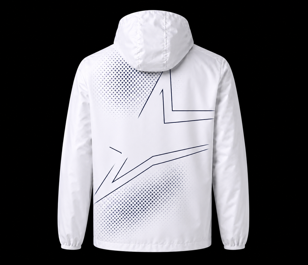Trackstar Running Jacket-White